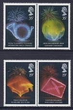 1989 GB ANNIVERSARIES SET OF 4 FINE MINT MNH/MUH SG1432-SG1435