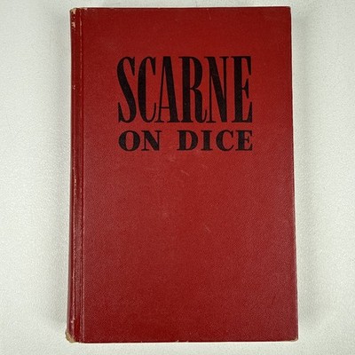 Scarne on Dice Hardcover 1962 Illustrated How To Instructional Strategy