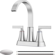 Centerset Bathroom Faucet 2-Handle Bathroom Faucets 4 Inch Bar Sink Faucet