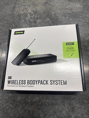 Shure Wireless Bodypack System The Choice For Wireless Freedom