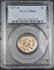 1937-D Buffalo Nickel 5C PCGS MS66 - Old Glory C&C Weekly 1c Auction!