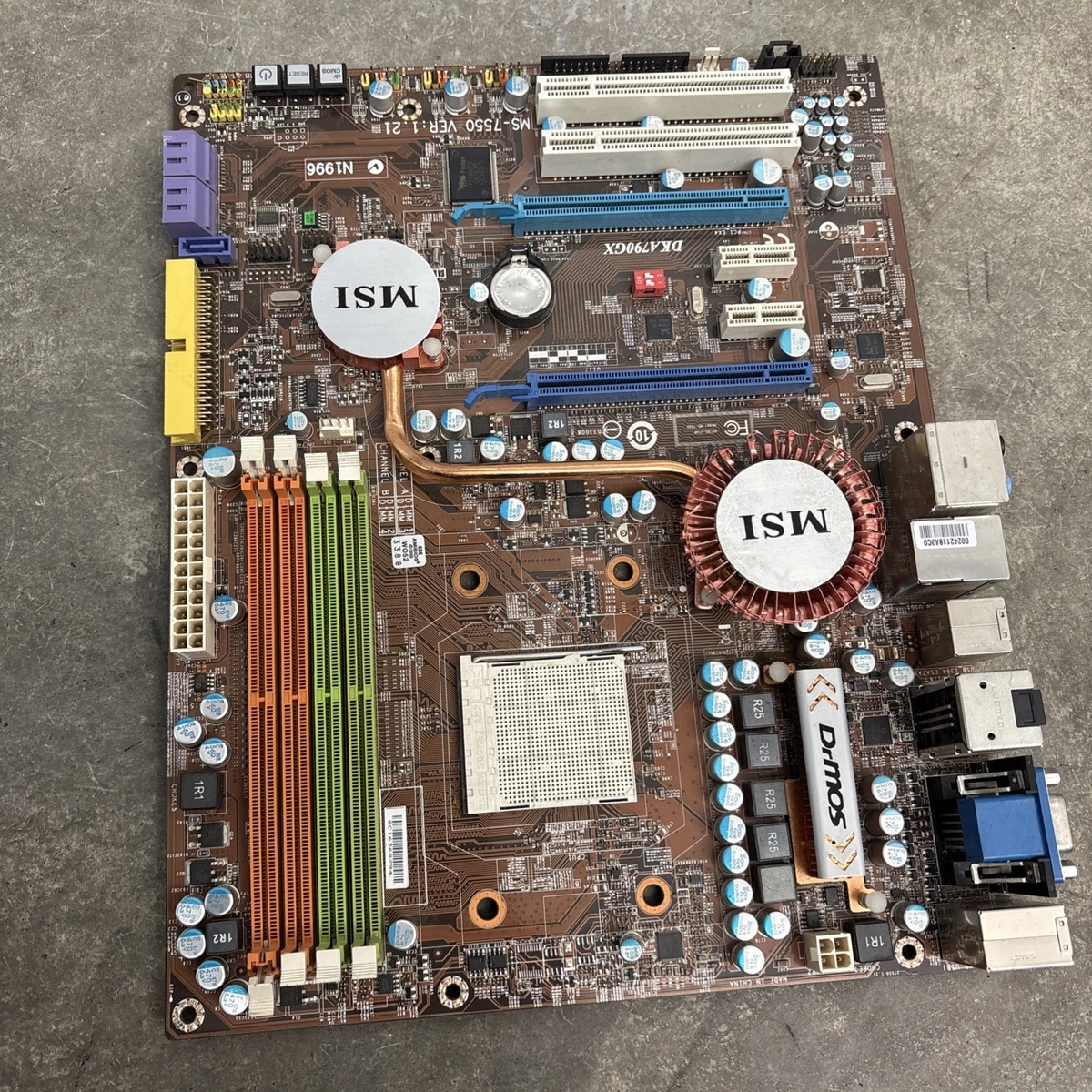 Asus M2N-MX SE Plus REV:2.02G Motherboard +AMD Athlon 64 X2 5000+ 2.6GHz 1GB RAM