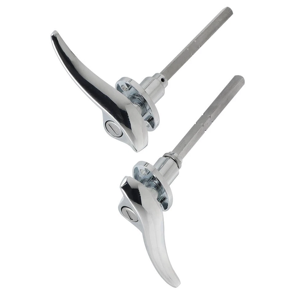 2x Manijas de puerta de bloqueo exterior para Ford Modelo 18 3 ventanas 1932 Modelo 40 1933-34 Foto 4 de 4