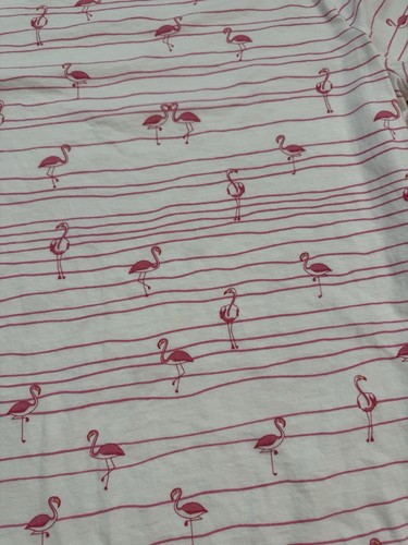 Camiseta túnica flamenco con lentejuelas Talbots para mujer grande 100 % algodón - Imagen 6 de 6