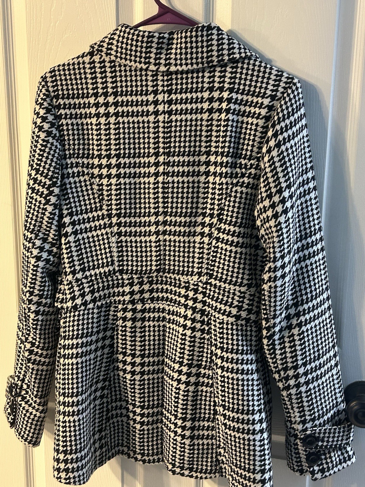 Candies Houndstooth Textured Structured Medium Ja… - image 3