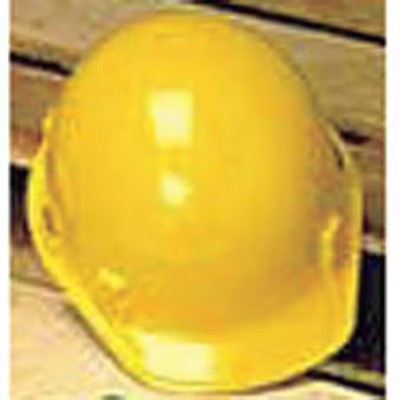 Msa Safety 475378 Hard Hat, Topgard, Polycarbonate, 4 Point Ratchet, Type 1,