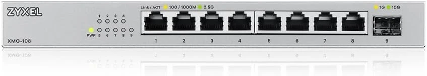 Zyxel 8-Port 2.5G Multi-Gig Unmanaged Switch with 1 x 10G SFP+ Desktop or Wall - Image 3 of 4