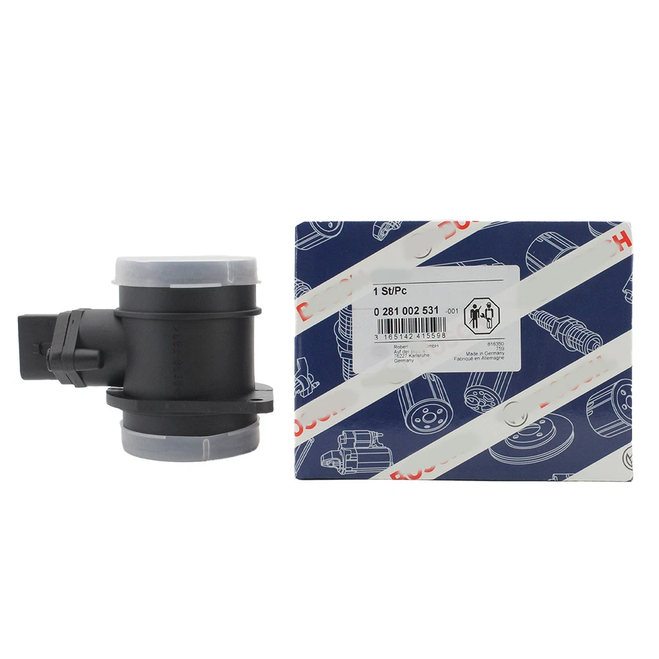 VW Beetle Golf Jetta 1.9L 2004-2006 MAF Mass Air Flow Sensor 0281002531 - Imagem 2 de 4