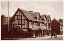 Shakespeares Geburtsort Straford auf Avon Postkarte