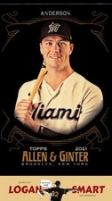 Brian Anderson 2021 Topps Allen & Ginter X #199 Miami Marlins