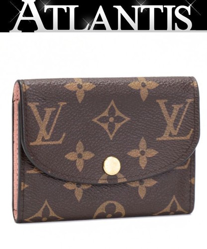 Louis Vuitton Portemonnaie Rosalie Coin Case Card Case Monogram M62361 RFID