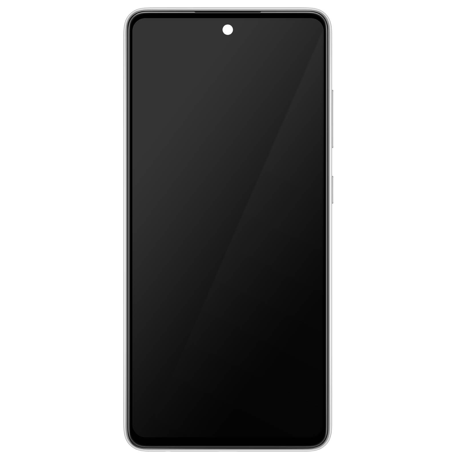 Écran pour Galaxy A52 LCD bloc complet In-Cell blanc avec châssis