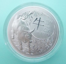1 oz Silver Year of the Ox Lunar RAM 2021 Australia Year of the Ox Australia 117.76 per troy oz