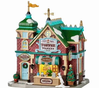 Lemax 2025 Tiny Tim s Toffee Makers #55337 Brand New Lighted Building