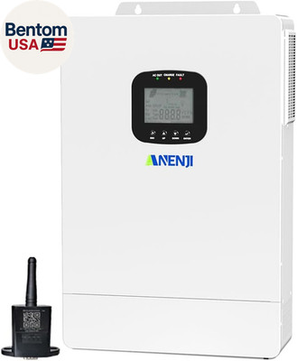 3600W Hybrid Solar Inverter 48V,DC to 110V Ac,Built in 80A MPPT Controller,Multi