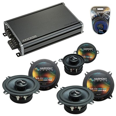 Fits Lexus GX470 03-08 Speakers Replacement Harmony (2) C5 C35 & CXA360.4 Amp