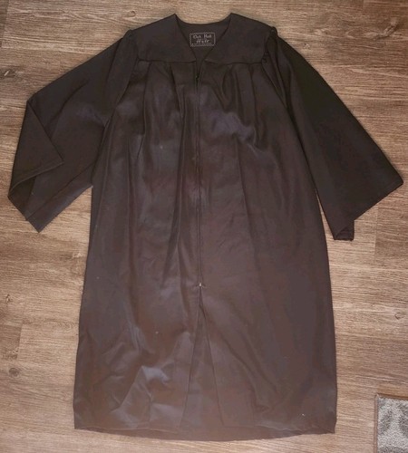 Black Graduation Associate's Graduation Gown