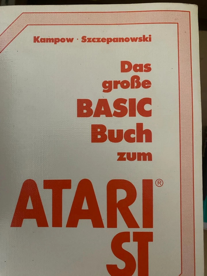 Buch "Das große BASIC-Buch zum ATARI ST" von DATA Becker
