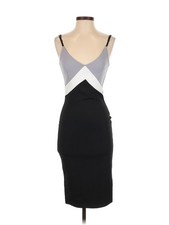 Boohoo Women Gray Cocktail Dress 6