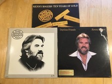 Kenny Rogers Lot of 3 Albums, See Pictures, Vinyls Visually rated Country C24