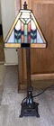 Vintage Tiffany Style Meyda Prairie Wheat Buffet Lamp 23" Tall