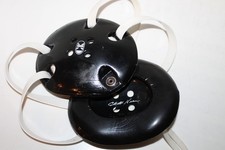 Cliff Keen E58 Signature Wrestling Headgear, Adult, Black with White Straps