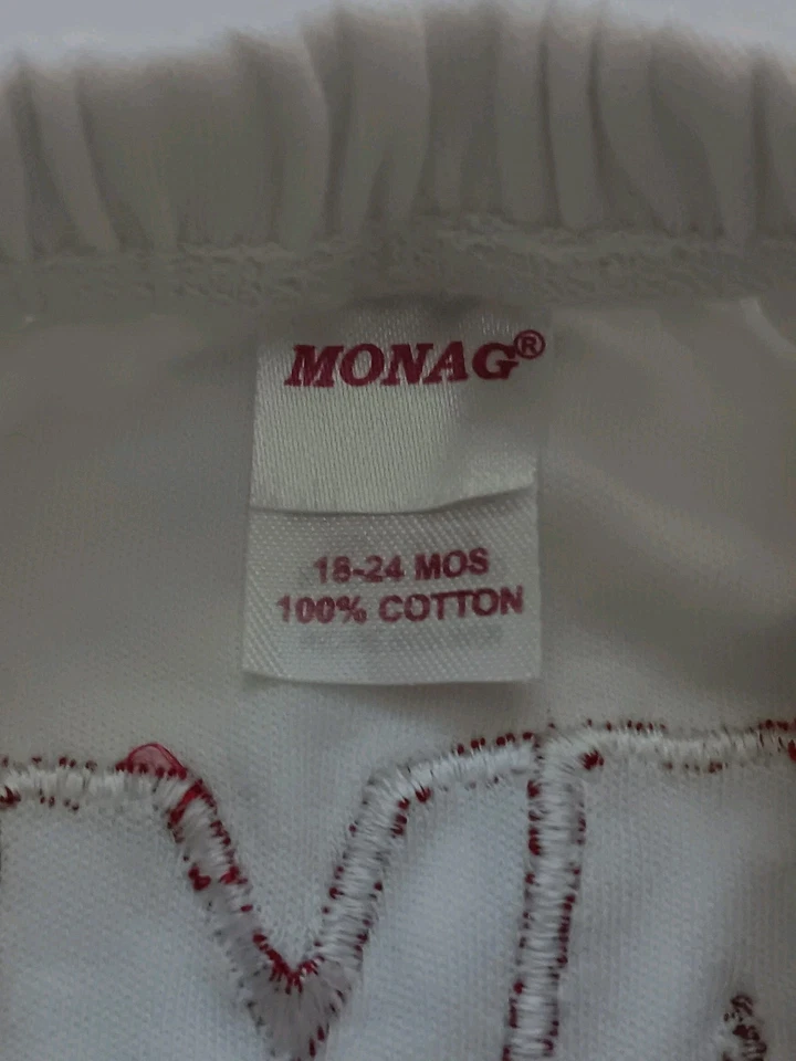 Cubierta de pañal Monag University of Alabama Crimson Bloomers BAMA GIRL 18-24 meses Foto 4 de 4