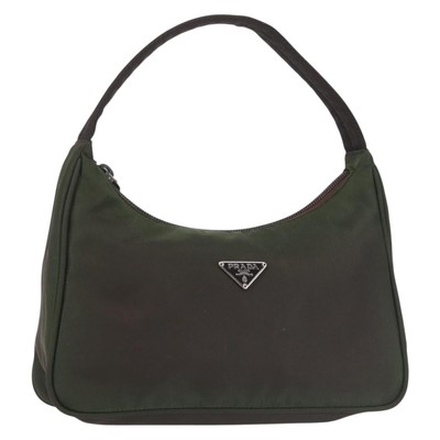 Prada Re-Edition 2000 Hobo Tessuto Grün Nylon