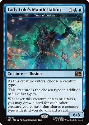 NM - Lady Loki's Manifestation - Titan of Littjara MSC - 280 Commander: Marve...