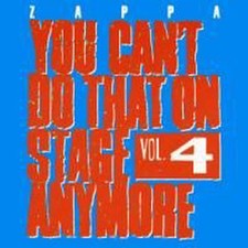 You Can't Do That On Stage Anymore,Vol.4 - Frank Zappa Compact Disc