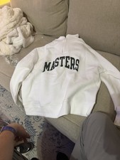 Masters Tournament White Quarter Zip Sweatshirt Golf Large ANGC Sold Out 2026