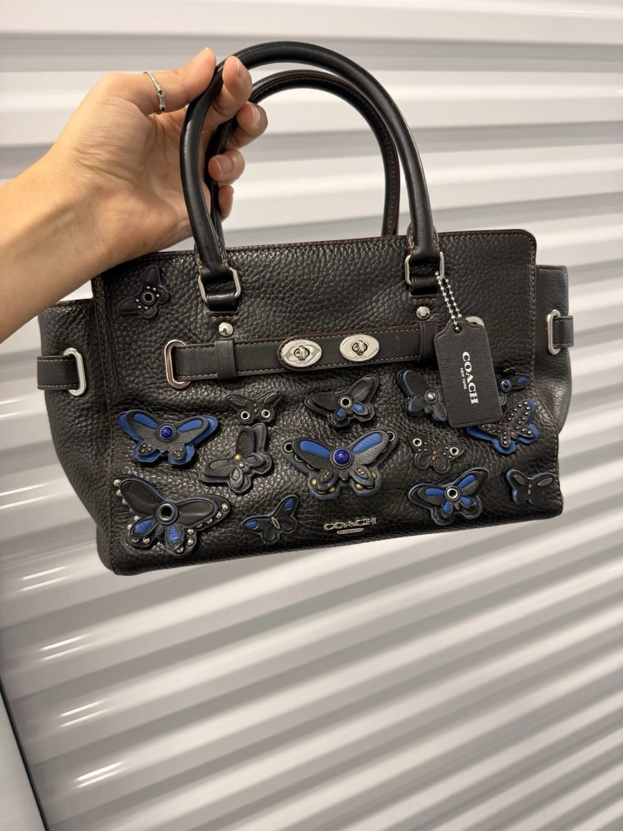 Coach Butterfly Blue Bags & Handbags for Women for sale | eBay