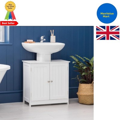 Stilvolle freistehende Holz Waschbecken Aufbewahrung - perfekt für Badezimmer Essentials