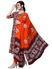 GoSriKi Women's Kurta with Pant  Dupatta