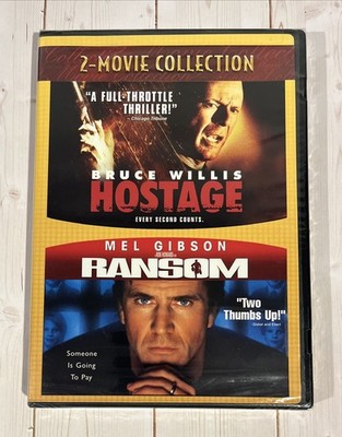 Hostage / Ransom Bruce Willis Mel Gibson 2 Movie Collection 2008 DVD New Sealed