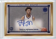 2023 Motif Gallery Graphs Ultramarine Blue 37/49 Trayce Jackson-Davis Auto 17t2