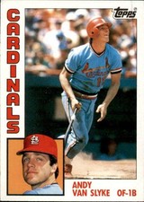 1984 Topps - Andy Van Slyke #206 (RC)