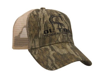 Ol' Tom Mens Mesh Back Hat Mossy Oak Bottomland