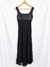 Vintage Odessa 90s Y2k Whimsigoth Dress Velvet/Satin Size 2 Goth Grunge Silk