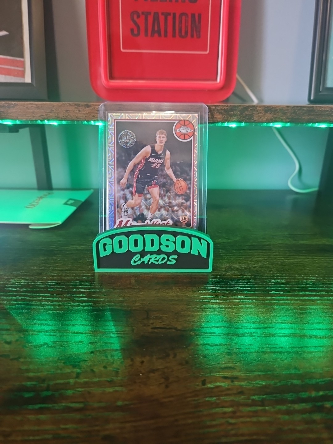 2025-26 Topps 1980-81 Chrome Mojo #TC-KJ KASPARAS JAKUCIONIS RC Heat 45th Silver