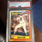 1990 TOPPS TIFFANY #1 NOLAN RYAN ASTROS HOF PSA 10 LOW POP DEAD CENTERED!