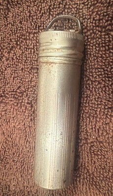 Vintage 1960's BSA Boy Scouts of America Metal Waterproof Match Safe Holder 3.5''