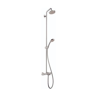 Hansgrohe 27143001 Croma Showerpipe 150 1-Jet with Tub Filler, 2.0 GPM in Chrome