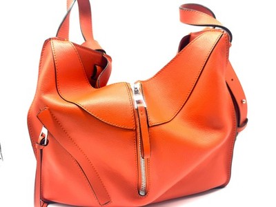Loewe Hammock Calfskin 2Way Shoulder Bag Orange/j11009
