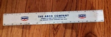 Mobil Oil Plastic Ruler The Arco Company Cleveland, O