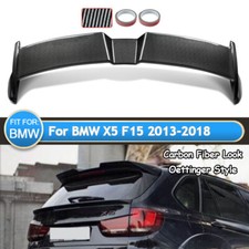 Rear Window Roof Spoiler Wing Oettinger Style For 2013-18 Bmw X5 F15 Carbon Look