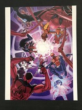 Image of Spider-Man Spider-Verse #2 COVER Marvel Comic Book Poster 9x11.5