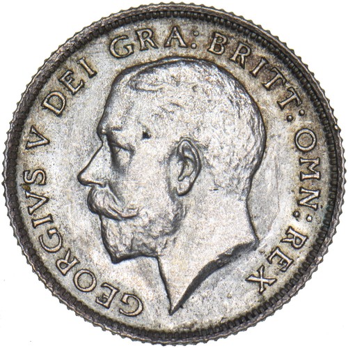 1924 Sixpence - George V British Silver Coin - Very Nice