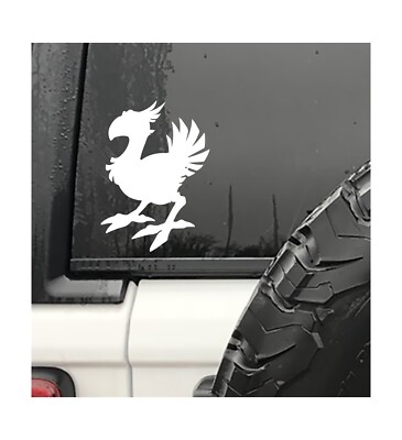CHOCOBO FF7 VINYL DECAL CAR TRUCK WINDOW BUMPER STICKER COOL THROWBACK CLOUD