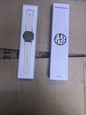 Samsung Galaxy Watch6 SM-R930 40mm Gold Aluminum Case with Cream Sport Band...
